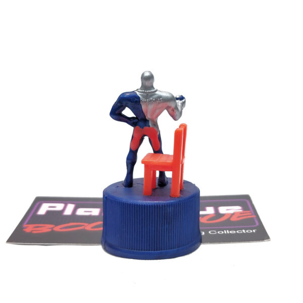 Pepsi Bottle Cap Figure: Pepsi-Man & Chair (Japanese Import)
