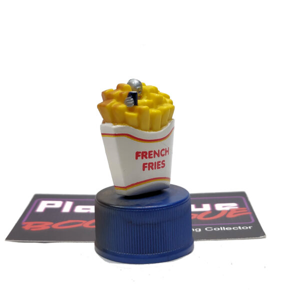 Pepsi Bottle Cap Figure: Pepsi-Man & French Fries (Japanese Import)