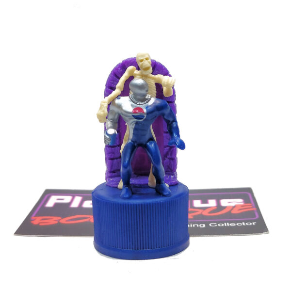 Pepsi Bottle Cap Figure: Pepsi-Man & Skeleton - Purple (Japanese Import)