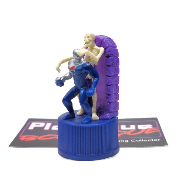 Pepsi Bottle Cap Figure: Pepsi-Man & Skeleton - Purple (Japanese Import)