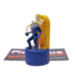 Pepsi Bottle Cap Figure: Pepsi-Man & Skeleton - Orange (Japanese Import)