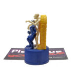 Pepsi Bottle Cap Figure: Pepsi-Man & Skeleton - Orange (Japanese Import)