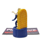 Pepsi Bottle Cap Figure: Pepsi-Man & Skeleton - Orange (Japanese Import)