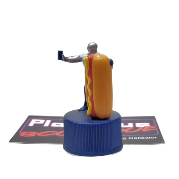 Pepsi Bottle Cap Figure: Pepsi-Man & Hot Dog (Japanese Import)