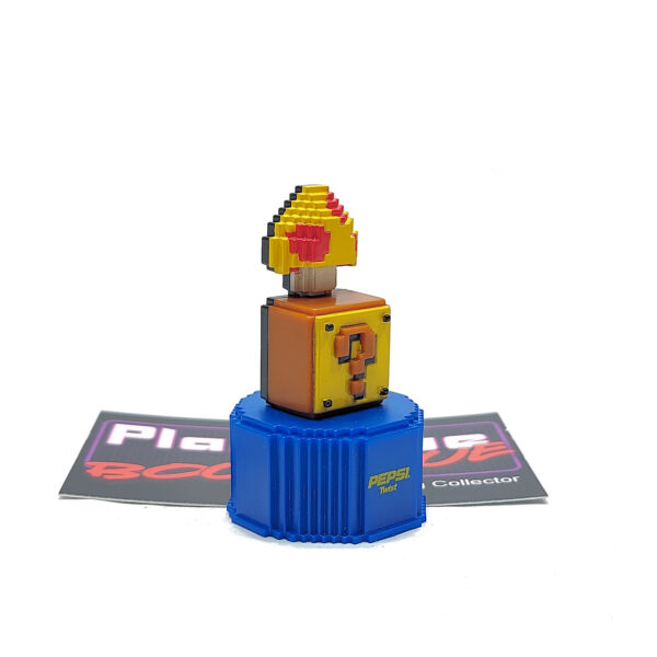 Super Mario Brothers Pepsi Bottle Cap Collection: Question Block & Mushroom/Super Kinoko #14 (Japanese Import)