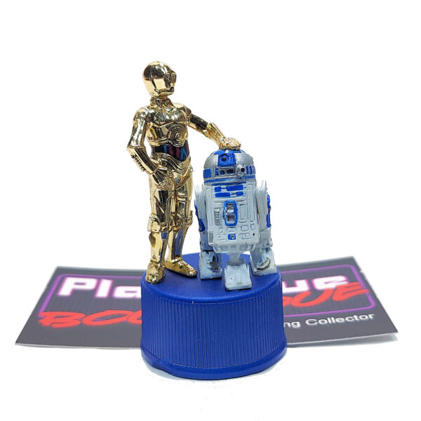 Star Wars Pepsi Bottle Cap Figure: C-3PO & R3-D2 (Limited Edition)