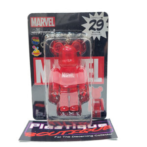 Be@rbrick Happy Kuji Marvel: Marvel Logo (Red)