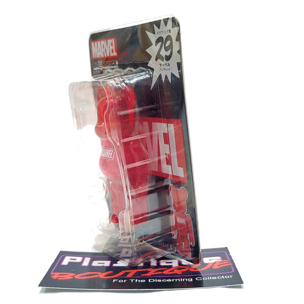 Be@rbrick Happy Kuji Marvel: Marvel Logo (Red)