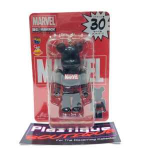 Be@rbrick Happy Kuji Marvel: Marvel Logo (Black) #30