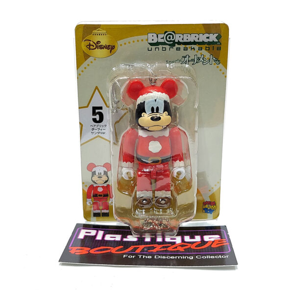 Be@rbrick Disney Special Ornament Happy Kuji: Goofy (Santa Version) #5
