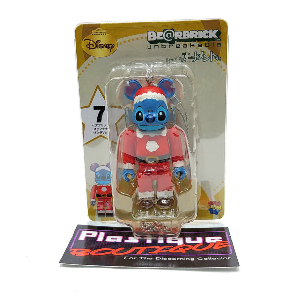 Be@rbrick Disney Special Ornament Happy Kuji: Stitch (Santa Version) #7