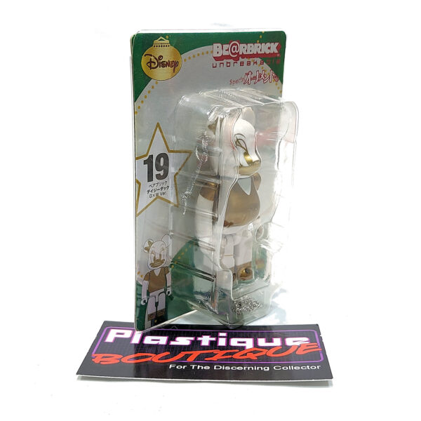 Be@rbrick Disney Special Ornament Happy Kuji: Daisy Duck (Gold & White Version) #19