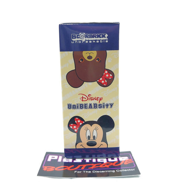 Be@rbrick Disney UniBEARsity: Minnie Mouse & Pudding 2-Pack (Japanese Disney Store Exclusive)
