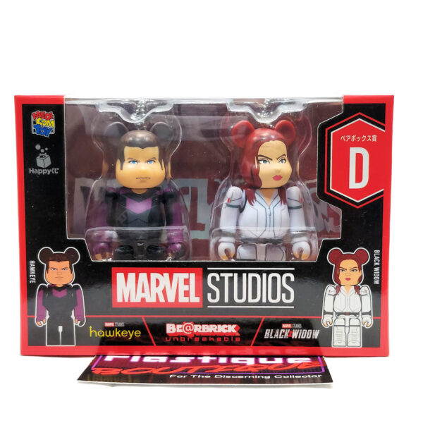 Be@rbrick Marvel Studios Happy Kuji: Hawkeye & Black Widow 2 Pack (Prize D)