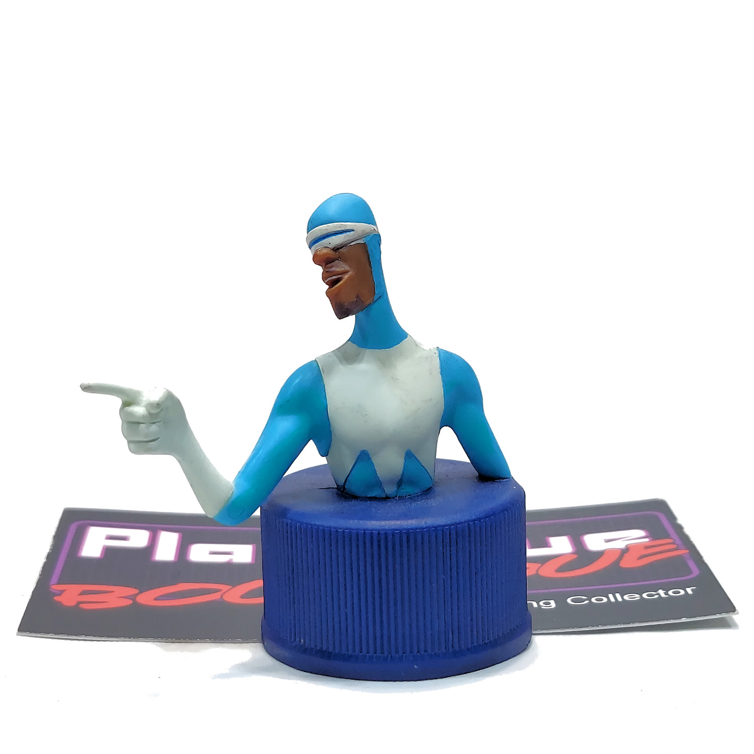 The Incredibles Pepsi Bottle Cap Collection: Frozone Head #24 (Japanese Import)
