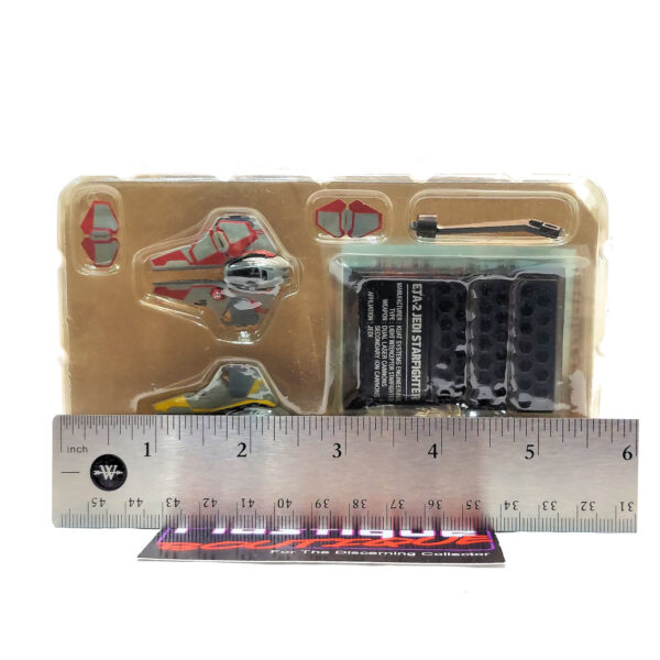 F-Toys Star Star Wars Vehicle Collection Vol. 1: ETA-2 Jedi Starfighters (Red & Yellow) 1/144