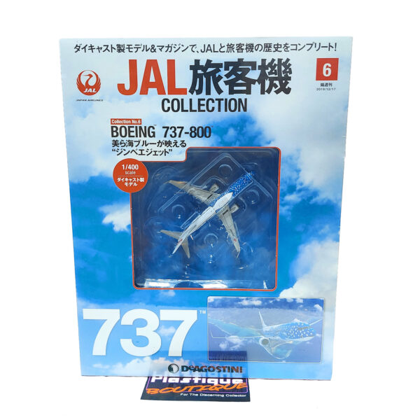DeAgostini JAL Airliner Collection: #6 Boeing 737-800 1:400