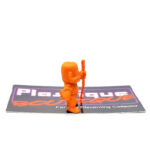 Kinnikuman Kinkeshi Part 15: #223 Horumon Yaki/Drunken Master (Orange)