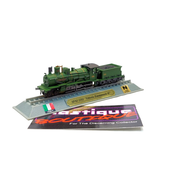 Del Prado Locomotives of the World: #82 SFAI 1181 "Vittorio Emanuele II" 1:160 (N Gage)